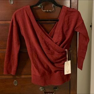 Joyfolie  Mia Joy V front/back sweater